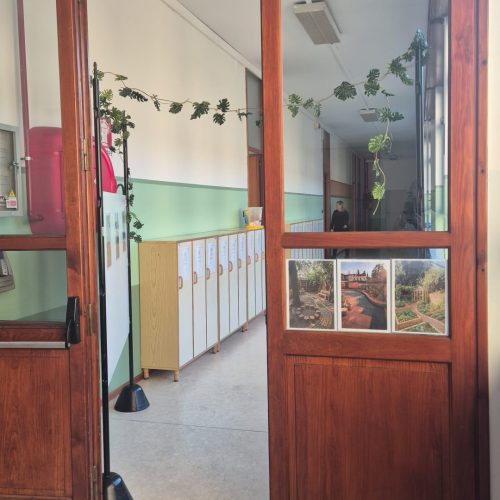 school entrance